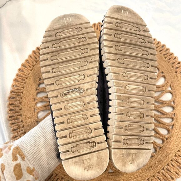 Ilse Jacobsen Tulip 139 Navy Blue Perforated Slip On Shoes Size EU 40 - Picture 8 of 11